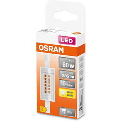 OSRAM Bec LED SLIM LINE, R7s, 7W (60W), 806 lm, lumina calda (2700K)