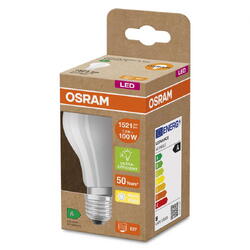 OSRAM Bec LED Classic A60, Ultra Efficient Light, E27, 7.2W (100W), 1521 lm, lumina calda (3000K)