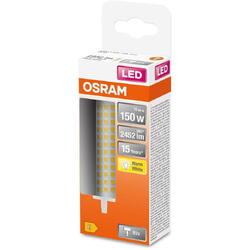 OSRAM Bec LED LINE, R7s, 18.2W (10W), 2452 lm, lumina calda (2700K)