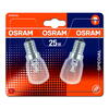 OSRAM 2 Becuri incandescente pentru cuptor T26, E14, 25W, 140 lm, lumina calda (2700K)