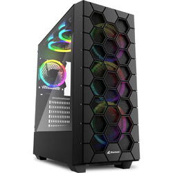 Sharkoon Carcasa RGB HEX Black