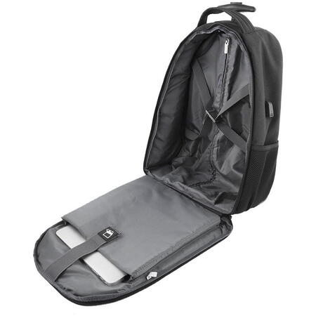 Troller laptop Rolly 15.6", USB, negru