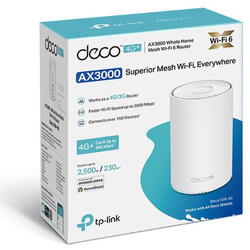 TP-LINK Sistem Wireless Mesh Deco X50-4G, AX3000, WiFi6, 1Pack