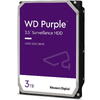 Western Digital HDD intern 3.5", 3TB, PURPLE, SATA3, 5400rpm, 64MB, Surveillance HDD