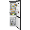 Combina frigorifica Electrolux LNT7ME32M2, 330 litri, No Frost, TwinTech, Cooling 360°, Clasa E, Sticla neagra