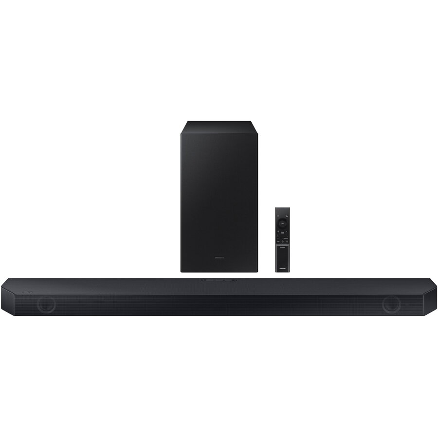 Soundbar Samsung HW-Q60C, 3.1, 340W, Bluetooth, Subwoofer Wireless, Dolby Atmos, Negru Titan