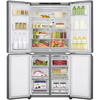 Side by Side LG GMB844PZFG, 530 l, No Frost, LinearCooling, Multi-Door, NatureFresh, Clasa F, H 179 cm, Inox
