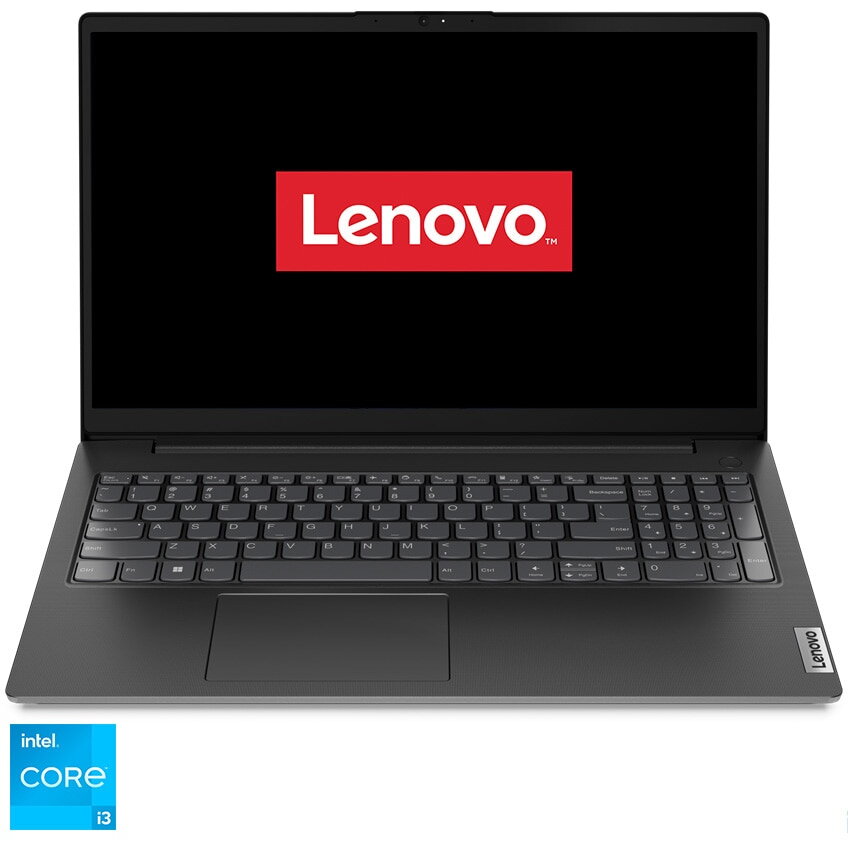 Laptop Lenovo V15 G3 Iap Cu Procesor Intel® Core™ I3-1215u Pana La 4.40 Ghz, 15.6, Full Hd, 8gb, 256gb Ssd, Intel Uhd Graphics, No Os, Black