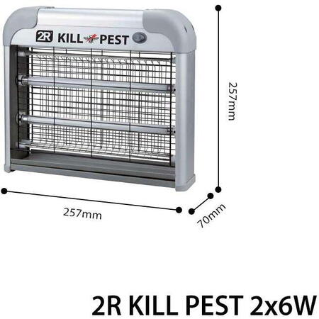 Lampa UV Anti-Insecte, Insect Killer, 2x6W, IP20