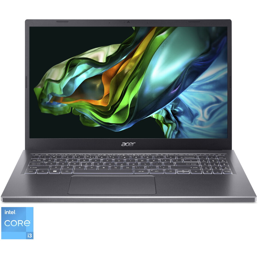 Laptop Acer Aspire 5 A515-58m Cu Procesor Intel® Core™ I3-1315u Pana La 4.5 Ghz, 15.6, Full Hd, Ips, 8gb Ddr5, 256gb Ssd, Intel® Uhd Graphics, No Os, Iron