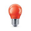 Philips Bec LED COLORED RED P45, E27, 3.1W (25W), lumina rosie