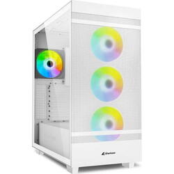 Sharkoon Carcasa Rebel C50 RGB WHITE MID Tower