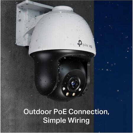 VIGI 4MP Outdoor PAN/TILT Network Camera,VIGI C540(4mm)
