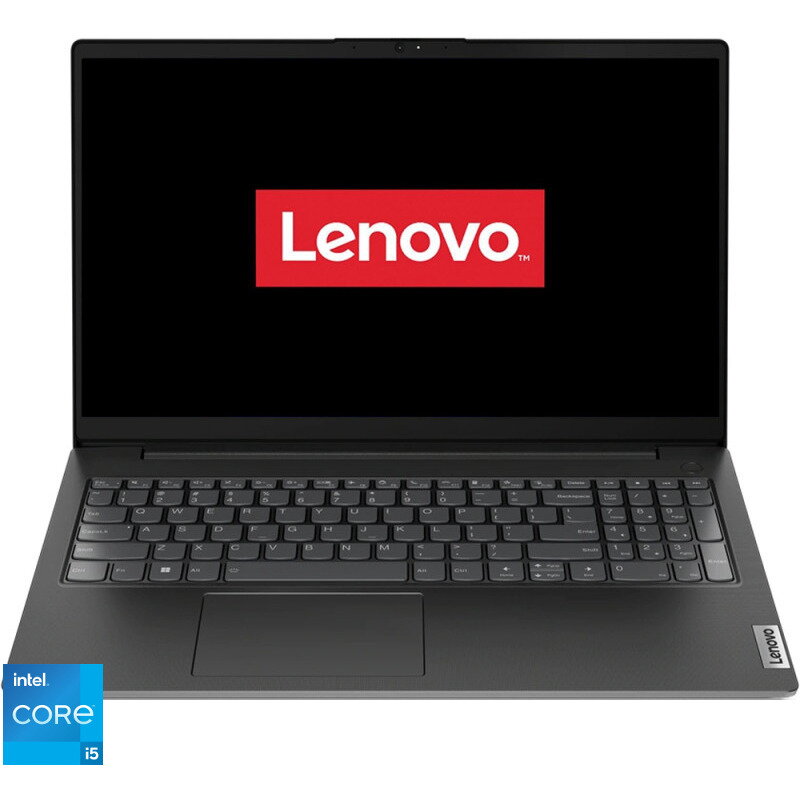 Laptop Lenovo 15.6'' V15 G3 IAP, FHD, Procesor Intel® Core™ i5-1235U (12M Cache, up to 4.40 GHz, with IPU), 16GB DDR4, 512GB SSD, Intel Iris Xe, No OS, Business Black