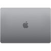 Laptop Apple MacBook Air 15" cu procesor Apple M2, 8 nuclee CPU si 10 nuclee GPU, 8GB,256GB SSD, Space Grey, RO KB