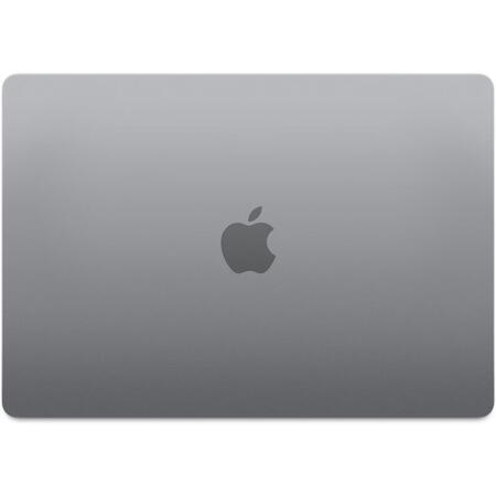 Laptop Apple MacBook Air 15" cu procesor Apple M2, 8 nuclee CPU si 10 nuclee GPU, 8GB, 256GB SSD, Space Grey, INT KB