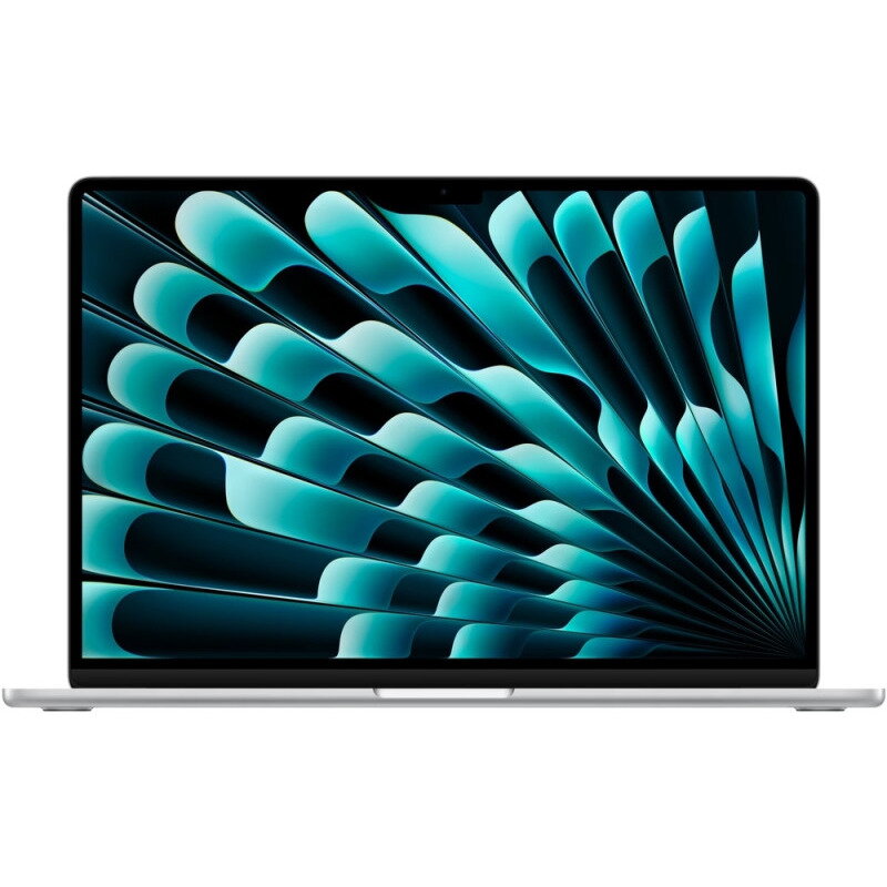 Laptop Apple MacBook Air 15 cu procesor Apple M2, 8 nuclee CPU si 10 nuclee GPU, 8GB, 512GB SSD, Silver, INT KB