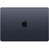 Laptop Apple MacBook Air 15" cu procesor Apple M2, 8 nuclee CPU si 10 nuclee GPU, 8GB, 256GB SSD, Midnight, RO KB