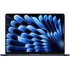 Laptop Apple MacBook Air 15" cu procesor Apple M2, 8 nuclee CPU si 10 nuclee GPU, 8GB, 256GB SSD, Midnight, INT KB
