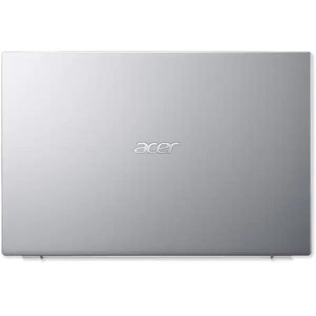 Laptop Acer Aspire 3 A315-58 cu procesor Intel® Core™ i5-1135G7 pana la 4.20 GHz, 15.6", Full HD, IPS, 16GB, 512GB SSD, Intel® Iris® Xe Graphics, No OS, Silver