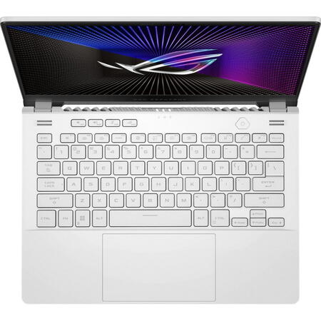 Laptop ASUS Gaming 14'' ROG Zephyrus G14 GA402XV, QHD+ 165Hz, Procesor AMD Ryzen™ 9 7940HS (16M Cache, up to 5.2 GHz), 16GB DDR5, 1TB SSD, GeForce RTX 4060 8GB, Win 11 Home, Moonlight White AniMe Matrix version