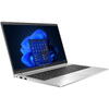 Laptop HP 15.6'' ProBook 450 G9, FHD IPS, Procesor Intel® Core™ i7-1255U (12M Cache, up to 4.70 GHz), 8GB DDR4, 512GB SSD, Intel Iris Xe, Win 11 Pro DG Win 10 Pro, Silver