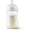 Biberon Philips Avent Natural Response SCY903/01, 260 ml, tetina care functioneaza ca sanul mamei, cu debit 3, tetina fara scurgeri, +1 luni