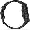 Ceas smartwatch Garmin Fenix 7 Pro Solar, Glass, curea Neagra, Slate Grey