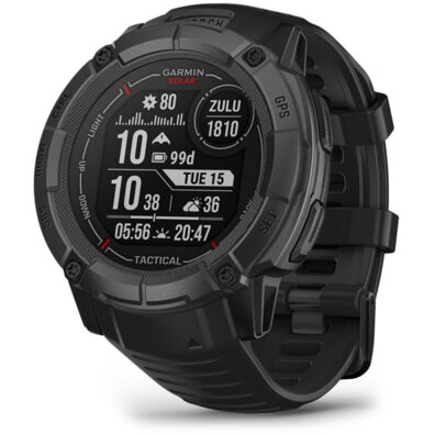 Ceas smartwatch Garmin Instinct 2X, Solar, Tactical Edition, Black