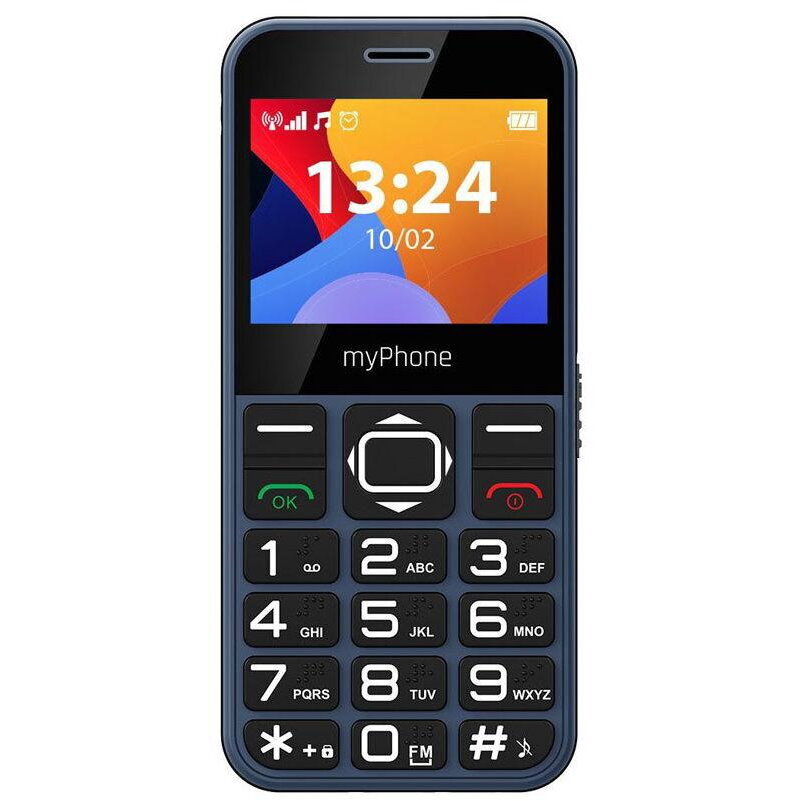 Telefon mobil myPhone Halo 3, Ecran IPS 2.31, Camera 0.3 MP, Single Sim, 2G, Blue