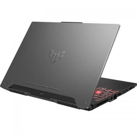 Laptop Gaming ASUS TUF A15 FA507NU cu procesor AMD Ryzen™ 7 7735HS pana la 4.70 GHz, 15.6", Full HD, IPS, 144Hz, 16GB, 512GB SSD, NVIDIA® GeForce RTX™ 4050 6GB GDDR6, No OS, Mecha Gray