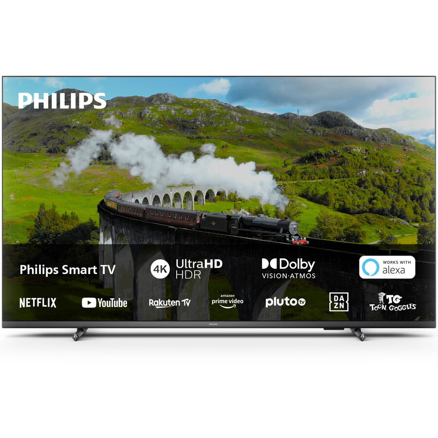 Televizor Philips LED 75PUS7608, 189 cm, Smart TV, 4K Ultra HD, Clasa E (Model 2023)