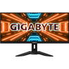 Monitor LED GIGABYTE Gaming M34WQ-EK 34 inch UWQHD IPS 1 ms 144 Hz KVM USB-C HDR FreeSync Premium