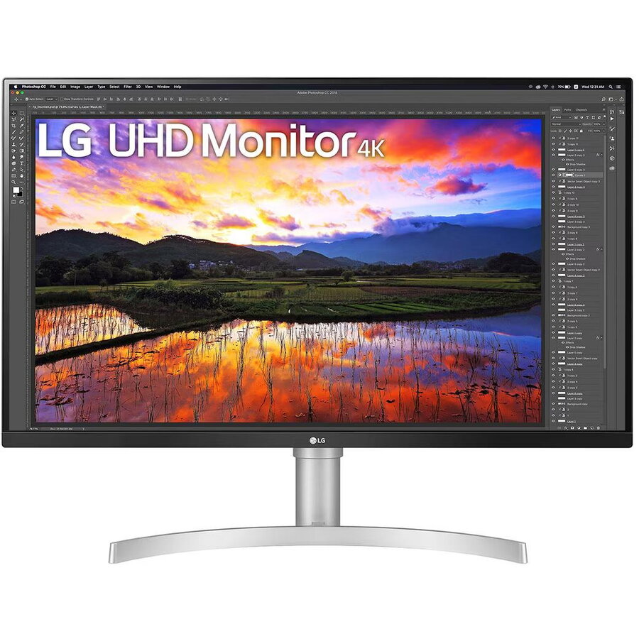 Monitor LED LG 32UN650P-W 31.5 inch UHD IPS 5 ms 60 Hz HDR FreeSync