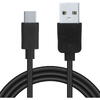 Spacer Cablu alimentare si date pt. smartphone, USB 3.0 (T) la Type-C(T), PVC,2.1,Retail pack, 1.8m, black