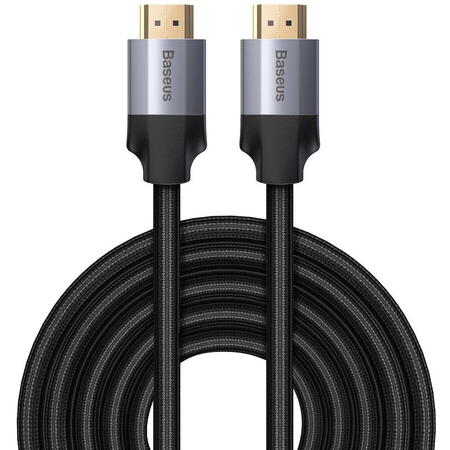 Cablu video Enjoyment, HDMI (T) la HDMI (T), rezolutie maxima 4K UHD (3840 x 2160) la 60 Hz, conectori auriti, 5m