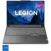 Laptop Gaming Lenovo Legion Slim 5 16IRH8 cu procesor Intel® Core™ i7-13700H pana la 5.00 GHz, 16", WUXGA, IPS, 144Hz, 16GB, 512GB SSD, NVIDIA GeForce RTX 4050 6GB GDDR6, No OS, Storm Grey, 3y on-site Premium Care