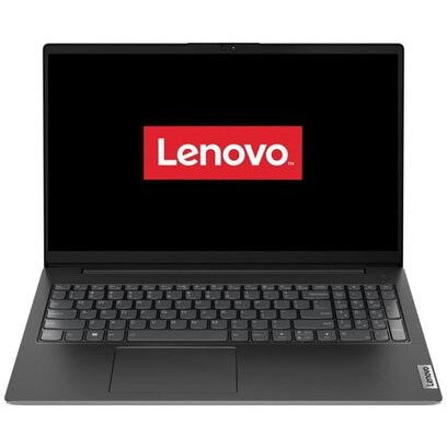 Laptop Lenovo V15 G3 ABA cu procesor AMD Ryzen™ 7 5825U pana la 4.5 GHz, 15.6, Full HD, TN, 16GB, 512GB SSD, AMD Radeon™ Graphics, No OS, Business Black