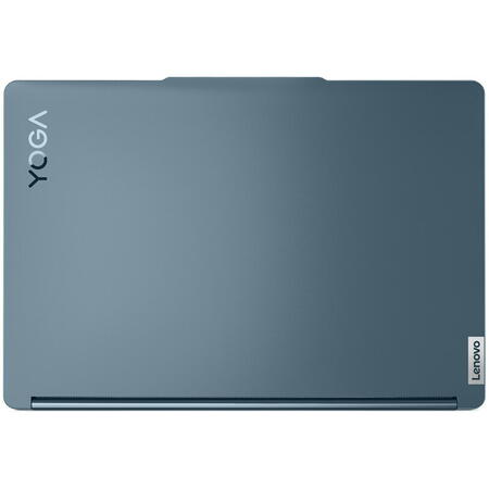 Laptop ultraportabil Lenovo Yoga Book 9 13IRU8 cu procesor Intel® Core™ i7-1355U pana la 5.0 GHz, 2 x 13.3", 2.8K, OLED, Touch, 16GB, 1TB SSD, Intel® Iris® Xe Graphics, Windows 11 Home, Tidal Teal, 3y on-site, Premium Care