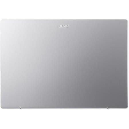 Laptop Acer Swift Go 14 SFG14-71 cu procesor Intel® Core™ i5-1335U pana la 4.6 GHz, 14", 2.8K, OLED, 16GB, 512GB SSD, Intel® UHD Graphics, No OS, Silver