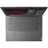 Laptop ultraportabil Lenovo Yoga Pro 7 14IRH8 cu procesor Intel® Core™ i7-13700H pana la 5.0 GHz, 14.5", 3K, IPS, 16GB, 1TB SSD, NVIDIA® GeForce RTX™ 3050 6GB GDDR6, No OS, Storm Grey, 3y on-site Premium Care
