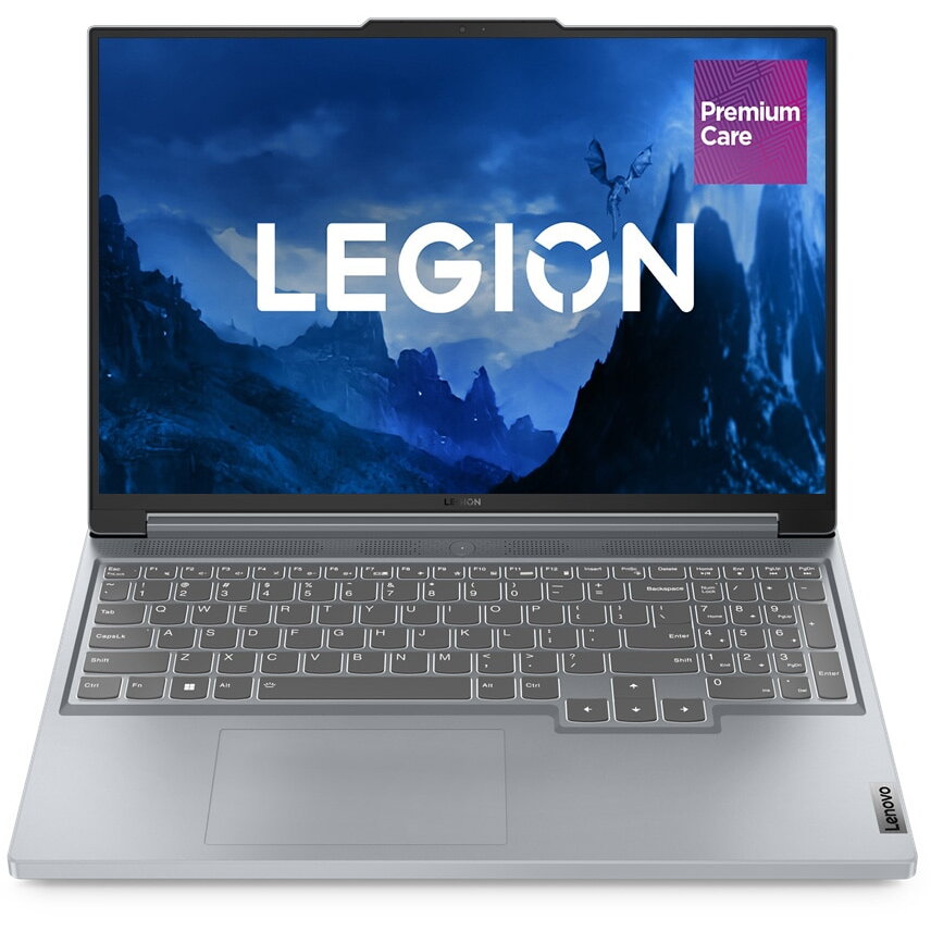 Laptop Gaming Lenovo Legion Slim 5 16APH8 cu procesor AMD Ryzen™ 7 7840HS pana la 5.10 GHz, 16, WQXGA, 16GB, 512GB SSD, NVIDIA GeForce RTX 4060 8GB GDDR6, No OS, Misty Grey, 3y on-site Premium Care