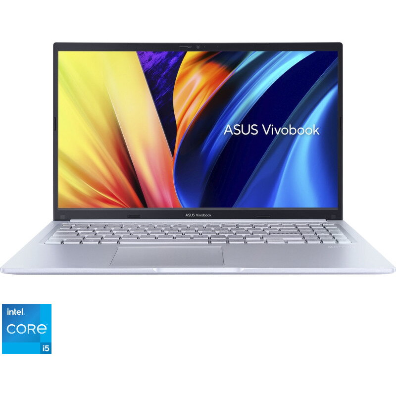 Laptop Asus 15.6&#039;&#039; Vivobook 15 X1502za, Fhd, Procesor Intel® Core™ I5-12500h (18m Cache, Up To 4.50 Ghz), 16gb Ddr4, 512gb Ssd, Intel Iris Xe, No Os, Icelight Silver