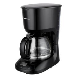 Cafetierea digitala Heinner Black Chatt HCM-D750GCBK, LCD, 1.25L, filtru si portfiltru detasabil, filtru din nailon, functie anti-scurgere, oprire automata, functie de mentinere la cald, 750W, negru