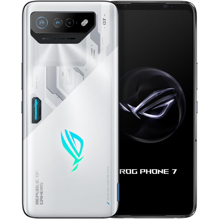 Telefon Mobil Asus Rog Phone 7, Dual Sim, 12gb Ram, 256gb, 5g, White