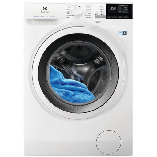 Masina De Spalat Rufe Cu Uscator Electrolux Perfectcare700 Fw7wp447w, Spalare 7 Kg, Uscare 5 Kg, 1400 Rpm, Clase A, Motor Inverter Cu Magnetpermanent, Display Lcd, Dualcare, Steamcare, Freshscent, Sensicare. Time Manager, Alb