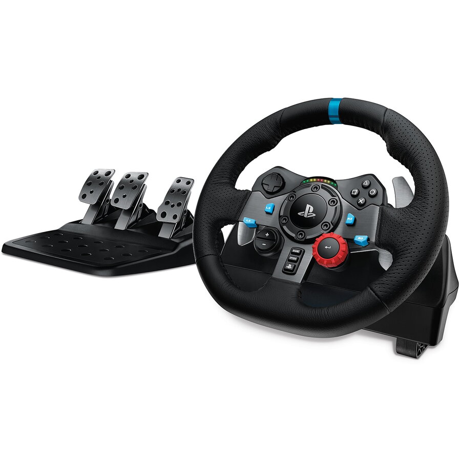 Volan Logitech Driving Force G29 pentru Playstation 5, Playstation 4, Playstation 3, PC + Casti Astro A10