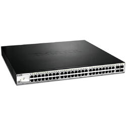 D-Link Switch DGS-1210-52MP, 48 porturi Gigabit