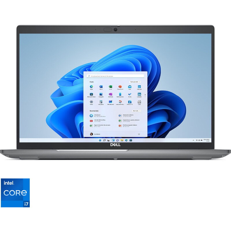 Laptop Dell 15.6&#039;&#039; Latitude 5540, Fhd Ips, Procesor Intel® Core™ I7-1355u (12m Cache, Up To 5.00 Ghz), 16gb Ddr4, 512gb Ssd, Intel Iris Xe, Linux, Grey, 3yr Prosupport