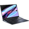 Laptop ASUS Zenbook Pro 16X OLED UX7602BZ cu procesor Intel® Core™ i9-13905H pana la 5.40 GHz, 16", 3.2K OLED, Touch, 32GB, 2TB SSD, NVIDIA® GeForce RTX™ 4080 12GB GDDR6, Windows 11 Pro, Tech Black, Garantie extinsa 3 ani